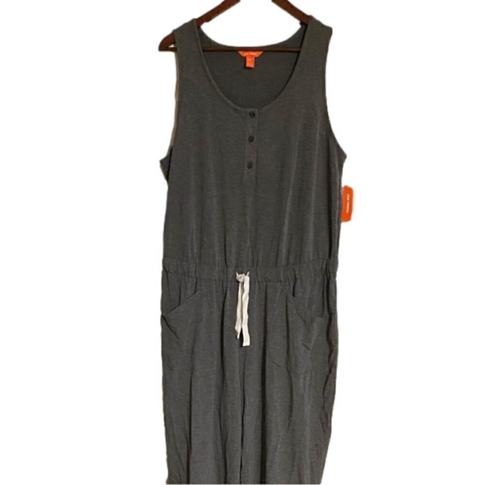 Lady’s Dark Grey Joe Fresh XL Loose Fit Romper, NEW With Tags